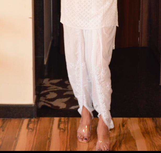 Chikankari Dhoti Pants