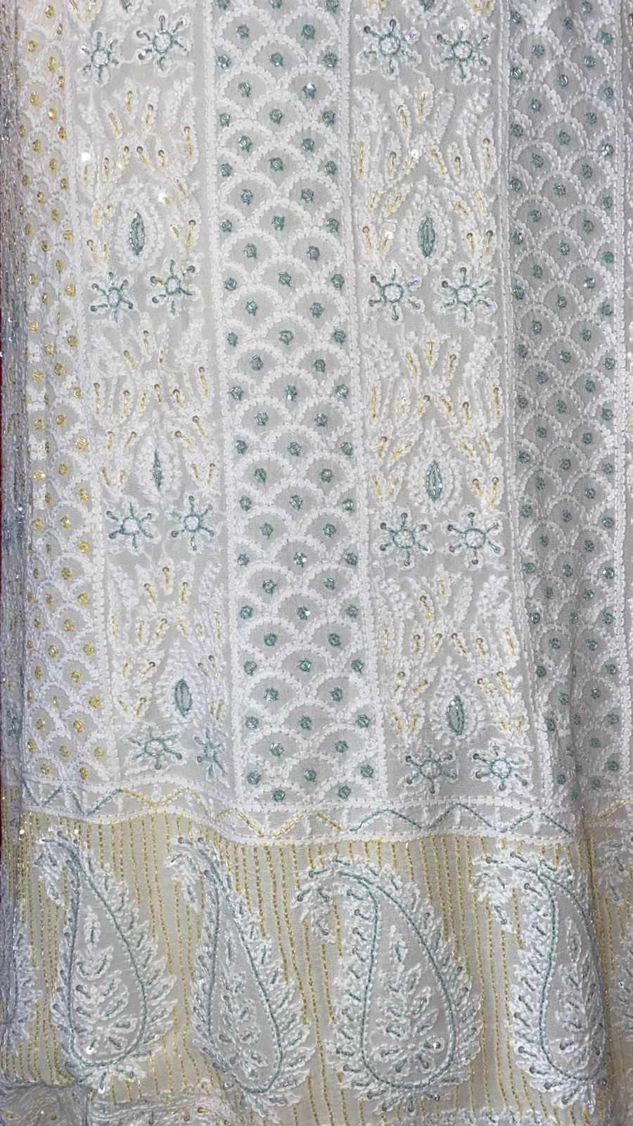 Upgrade your ethnic wardrobe with this unstitched viscose kurti and dupatta set, beautifully adorned with intricate embroidery, shimmering cutdana, and sequins work. Crafted for festive charm and elegance, this set is perfect for customizing into a tailored masterpiece that reflects your style. Ideal for celebrations, weddings, and special occasions.