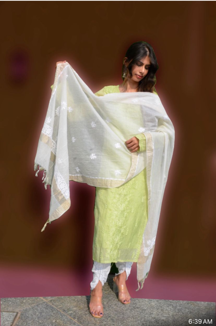 chikankari dupatta
