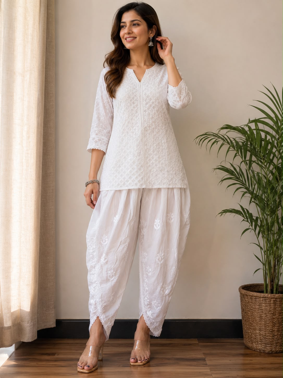 chikankari pants by house of anaraa