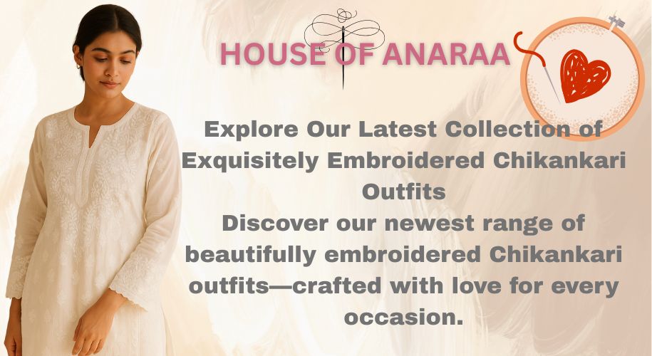Lucknowi Chikankari Collection by House of Anaraa