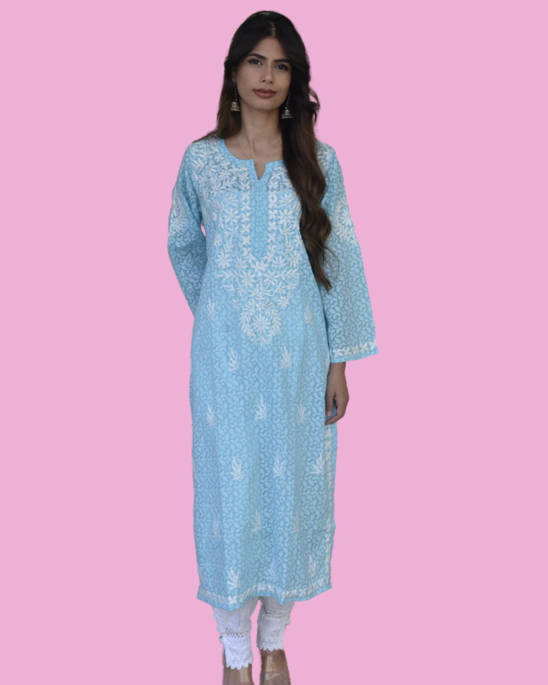 chikankari Kurti by House of Anaraa