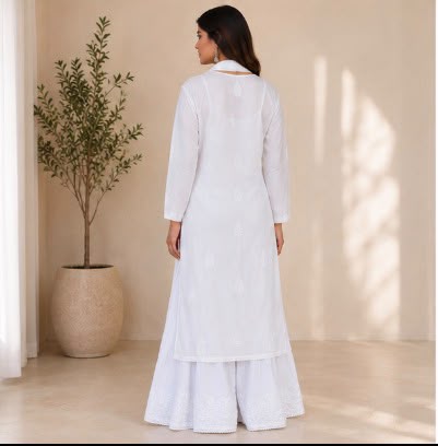 Chikankari Muslin Dyable Suit Sets For Women-Luxurious, Elegant, Ethenic Wear