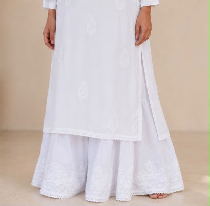 Chikankari Muslin Dyable Suit Sets For Women-Luxurious, Elegant, Ethenic Wear